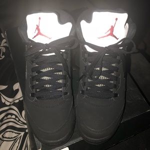 JORDAN 5 BLACK METALLIC